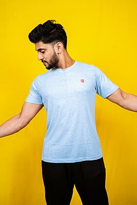 Sky Blue Melange